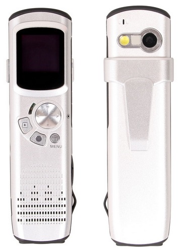 Thanko HDMDVC74 Pen-type Full HD Camcorder front back