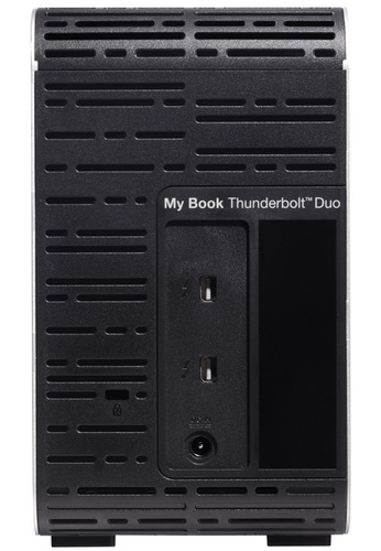 Western Digital My Book Thunderbolt Duo Dual-Drive Storage System back