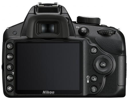 Nikon D3200 Entry-level DSLR Camera back