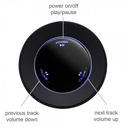 Satechi ST-66BTA Audio Cube Portable Bluetooth Speaker control