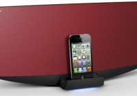 Sony CMT-V75BTiP ipad hifi system red
