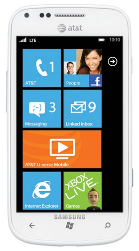 AT&T Samsung Focus 2 Windows Phone supports 4G LTE