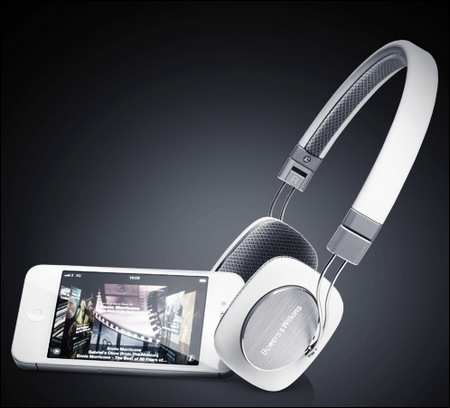 Bowers & Wilkins P3 Mobile HiFi Headphones white