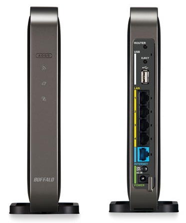 Buffalo AirStation WZR-D1800H 802.11ac WiFi Router back