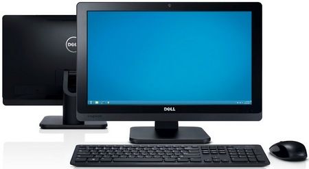 Dell Inspiron One 20 All-in-one PC front back