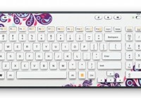 Logitech Wireless Keyboard K360 Global Graffiti Collection Purple Paisley