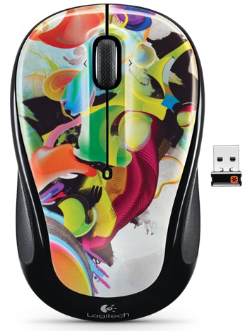 Logitech Wireless Mouse M325 Global Graffiti Collection liquid color