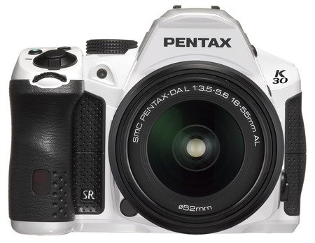 Pentax K-30 Weather Resistant DSLR Camera white