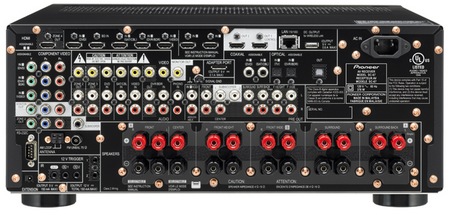 Pioneer Elite SC-65, SC-67 and SC-68 9.2-channel AV Receivers back