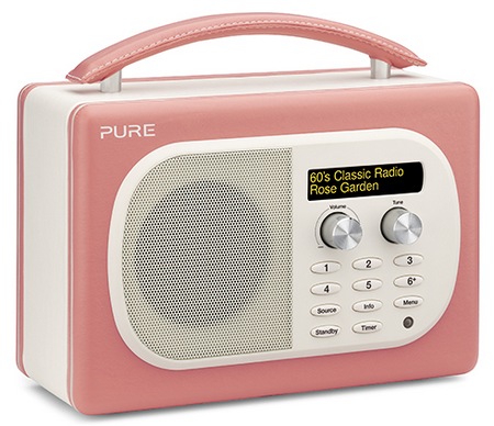 Pure Evoke Mio Digital FM Radio rose