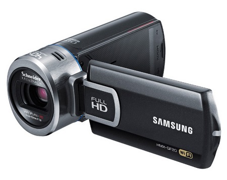 Samsung HMX-QF20 SMART Camcorder with WiFi angle 1