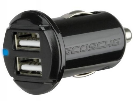 Scosche reVOLT c2 Dual 10-watt USB Car Charger