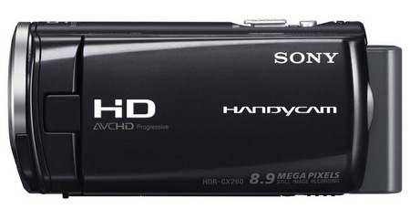 Sony Handycam HDR-CX260V Full HD Camcorder side