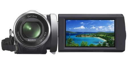 Sony Handycam HDR-PJ200 Entry-level Projector Camcorder front