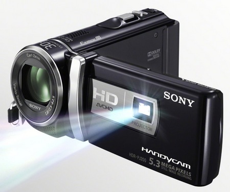 Sony Handycam HDR-PJ200 Entry-level Projector Camcorder