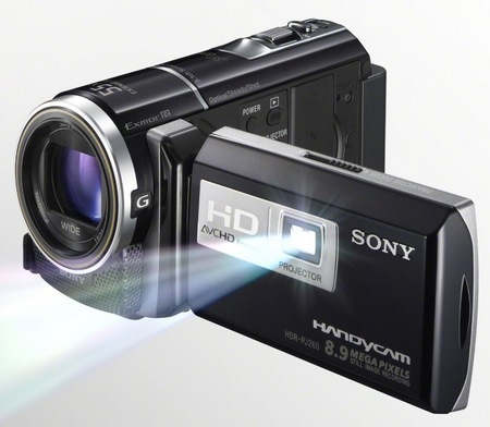 Sony Handycam HDR-PJ260V Camcorder with built-in Projector