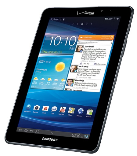 Verizon Samsung Galaxy Tab 7.7 LTE 4G Android Tablet 1