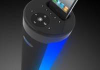 iHome iP76 Color-changing Bluetooth Speaker Tower with iPhone dock