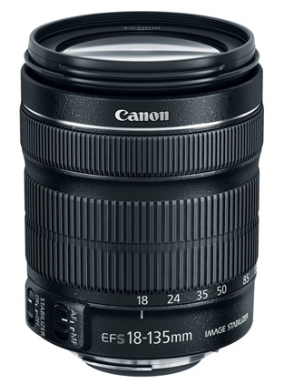 Canon EF-S 18-135mm f3.5-5.6 IS STM lens