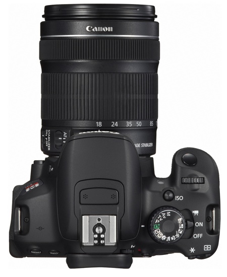 Canon EOS Rebel T4i 650D Digital SLR Camera top