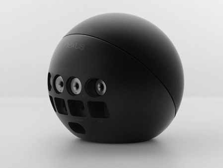 Google Nexus Q Social Streaming Media Player angle