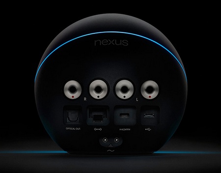 Google Nexus Q Social Streaming Media Player back