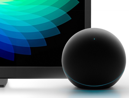 Google Nexus Q Social Streaming Media Player with tv