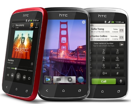 HTC Desire C Budget Smartphone colors