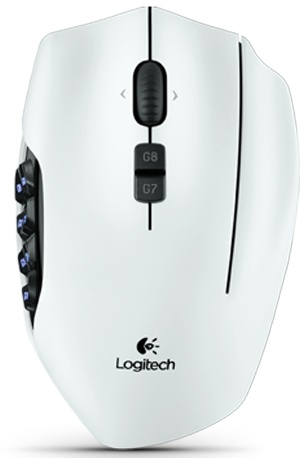 Logitech G600 MMO Gaming Mouse with 20 buttons top