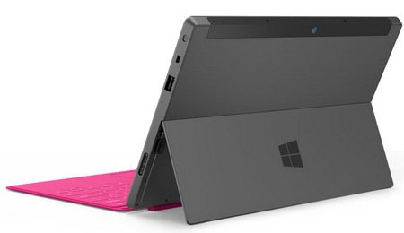 Microsoft Surface for Windows RT and Windows 8 Pro back