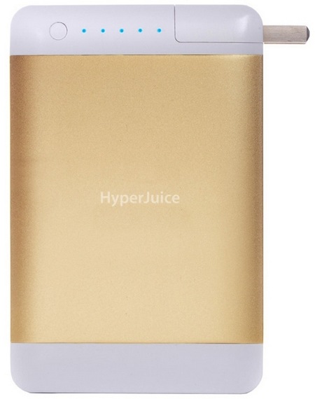 Sanho HyperJuice Plug P15 High-capacity Portable Battery gold