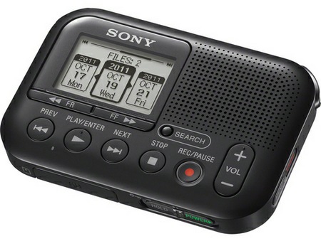 Sony ICD-LX30 Table Top Digital Voice Recorder angle