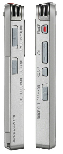 Sony ICD-UX523 Digital Voice Recorder sides