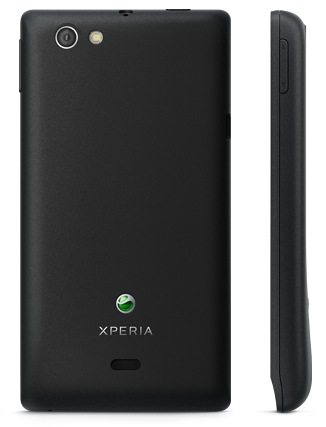 Sony Xperia miro Social Smartphone back