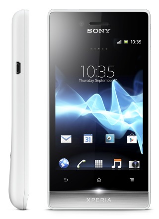 Sony Xperia miro Social Smartphone white