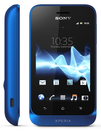 Sony Xperia tipo Entry-level Android Phone blue