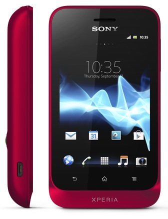 Sony Xperia tipo Entry-level Android Phone red