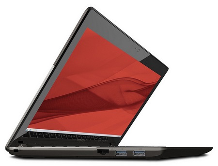 Toshiba Satellite U845W Ultrabook with a 21-9 Ultrawide Cinematic Display angle