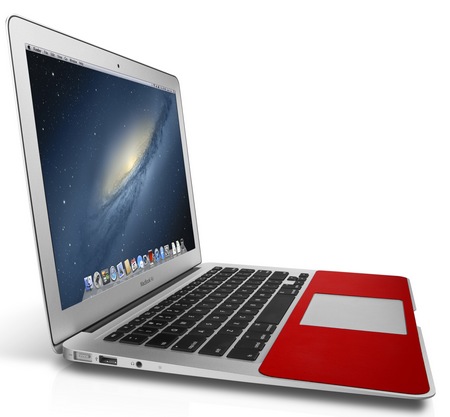 Twelve South SurfacePad for Air Leather Cover MacBook Air angle