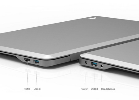 Vizio Thin + Light Ultrabooks comes in 14-inch and 15.6-inch ports