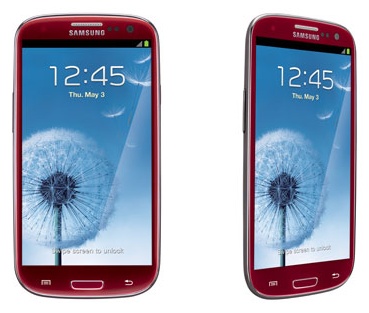 AT&T Garnet Red Samsung Galaxy S III