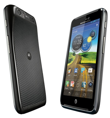 AT&T Motorola Atrix HD LTE Smartphone black back