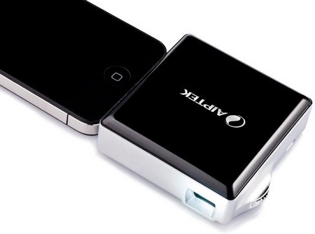 Aiptek MobileCinema i50D pico projector dongle for ios devices iphone