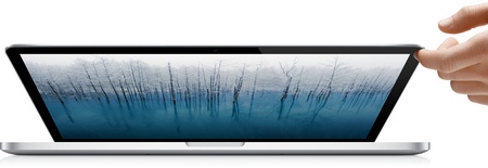 Apple MacBook Pro with Retina Display hand