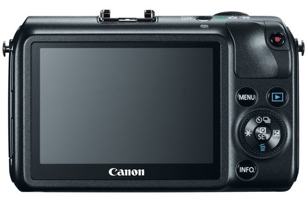 Canon EOS M Mirrorless Interchangeable Lens Camera back