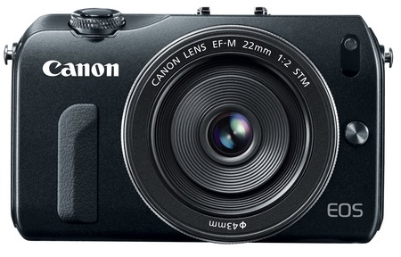 Canon EOS M Mirrorless Interchangeable Lens Camera front