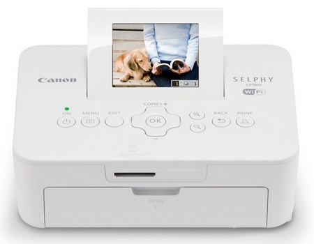 Canon SELPHY CP900 Compact Photo Printer with WiFi white