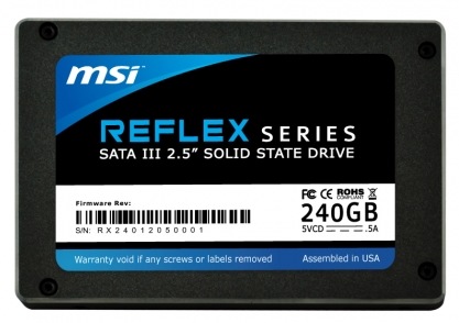 MSI Reflex Series SATA III SSD 1