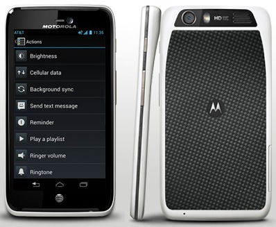 Motorola ATRIX HD 4G LTE Smartphone back