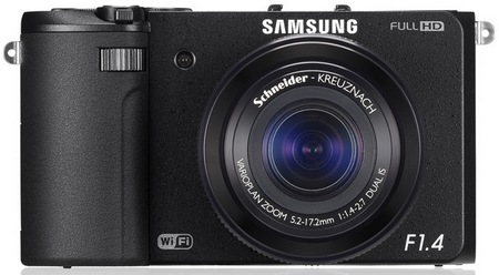 Samsung EX2F WiFi Smart Digital Camera front